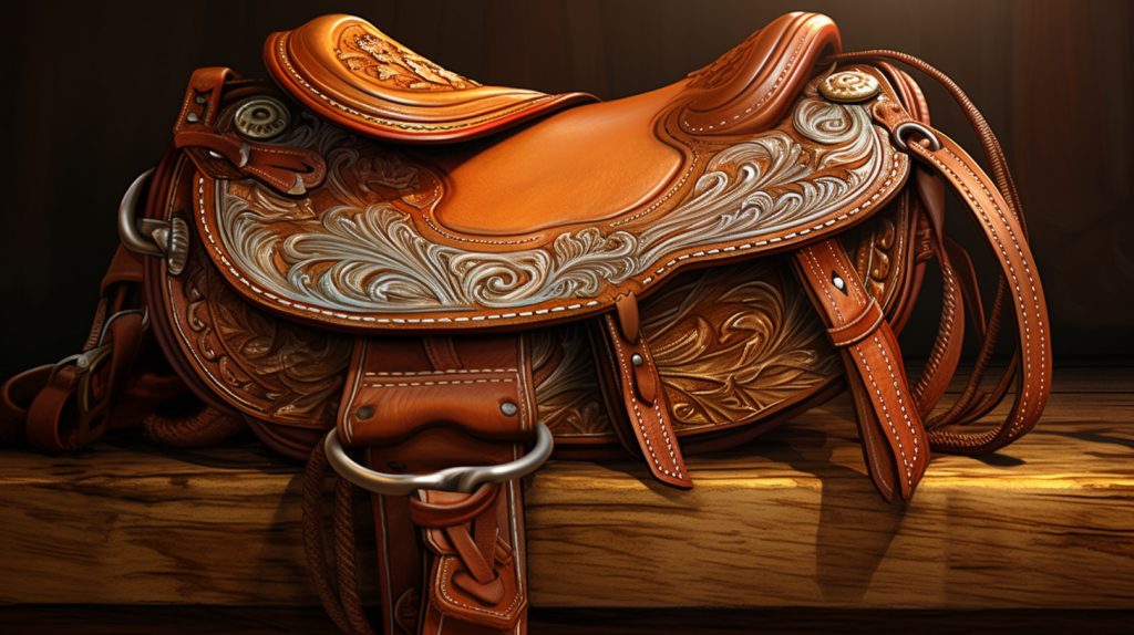 Western saddle dressage saddle